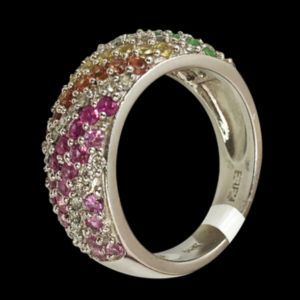 Anillos de oro y diamantes