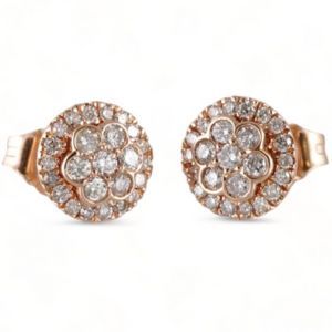 Pendientes de diamantes