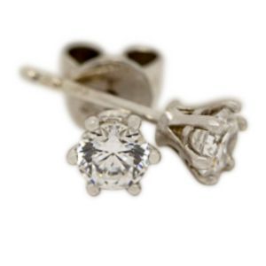 Pendientes de diamantes